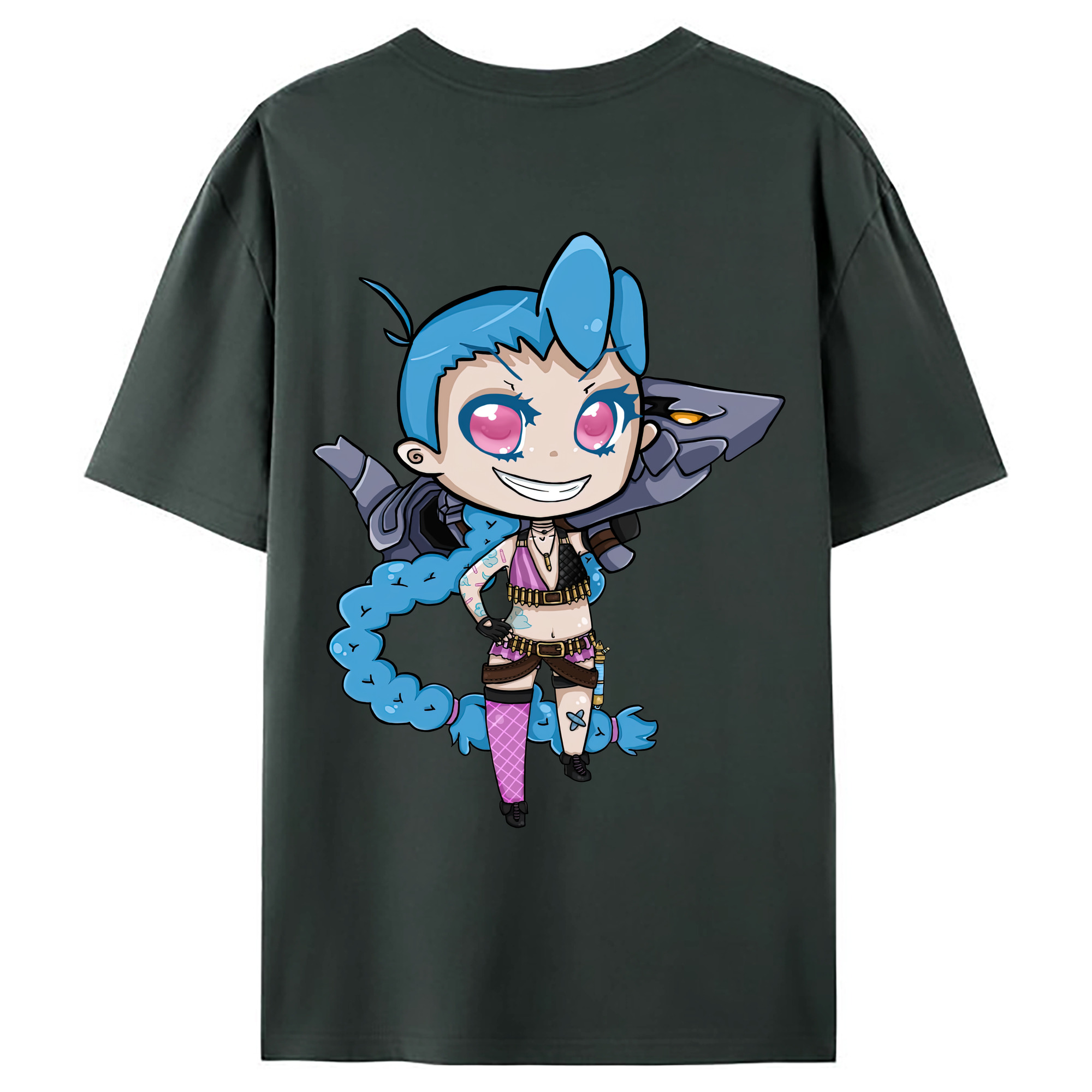 （画像用） リーグ・オブ・レジェンド League of Legends LOL 綿100％ メンズ半袖Tシャツ（バックプリント） 通気性